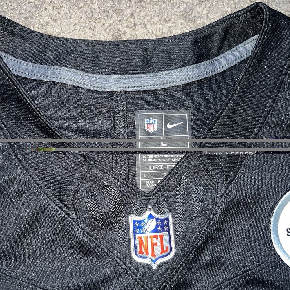 Nike Pittsburgh Steelers George Pickens 14 Jersey Mens Large Black NFL Dri-FIT - Picture 2 of 5